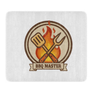 Smokin' Good BBQ & Grill Vintage Retro Grillen Schneidebrett