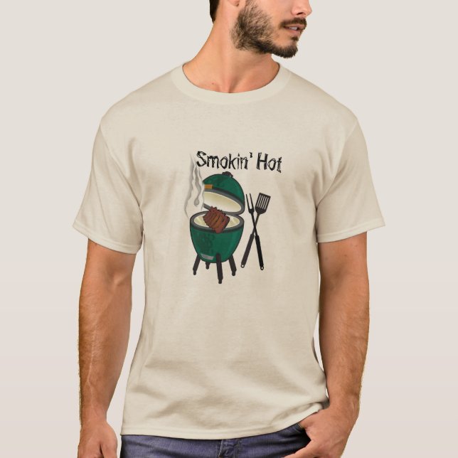Smokin heißes großes grünes Ei T-Shirt (Vorderseite)