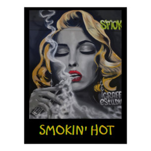 Smokin Hot Blond Poster