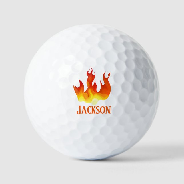 Smokin Hot Golf Balls Golfball (Vorderseite)