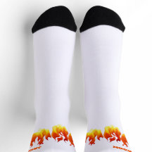 Smokin Hot Orange and Red Flames Personalized