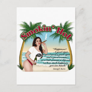 Smokin Hot Postkarte