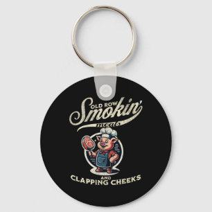Smokin'Fleisch und Kratzen Wangen Funny Vintag Bb Schlüsselanhänger
