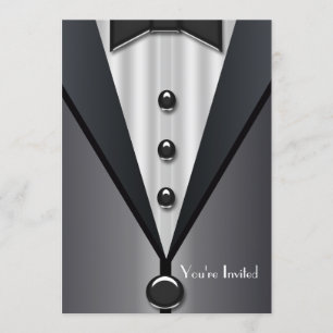 Smoking Black Tie Formalveranstaltung Einladung