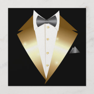 Smoking Black Tie Veranstaltung EINLADUNG