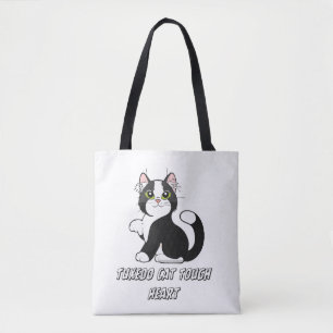 "Smoking-Cat-Hart-Cute-Katzen-Tasche"
