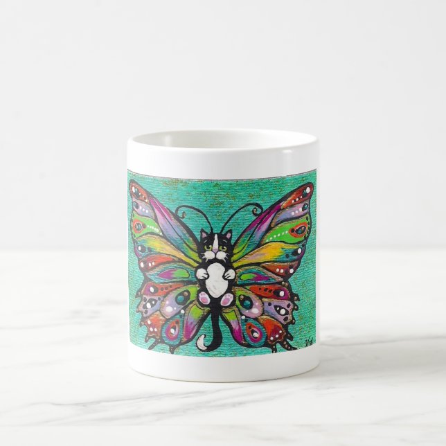 Smoking Catterfly Kaffeetasse (Mittel)