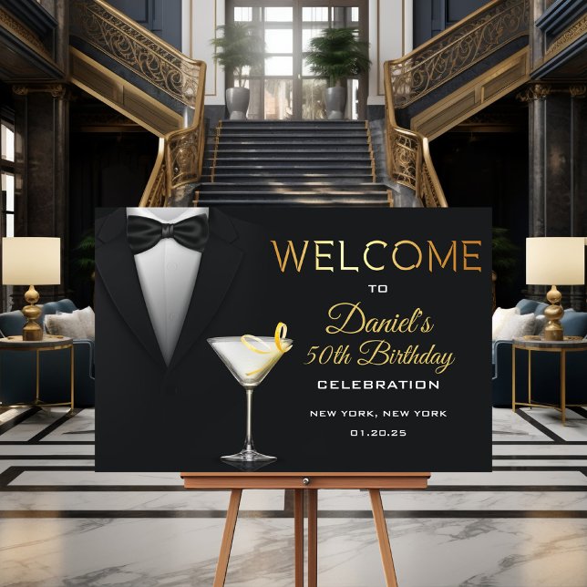 Smoking-Cocktail-Willkommensschild Poster (Von Creator hochgeladen)