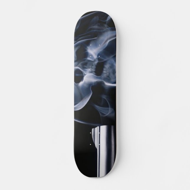 Smoking Gun Barrel Skateboard (Vorderseite)