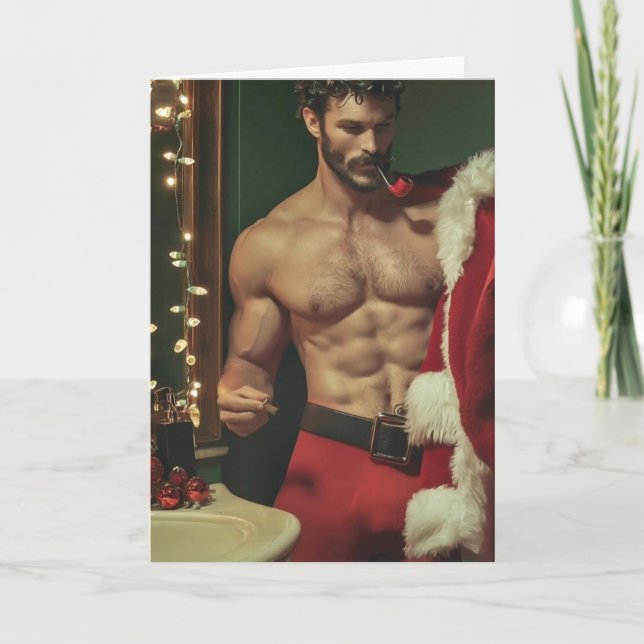 SMOKING HOT CHRISTMAS KARTE (Vorderseite)