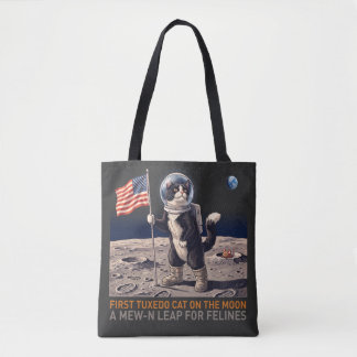Smoking-Katze auf dem Mond-Astronaut lustiges Retr