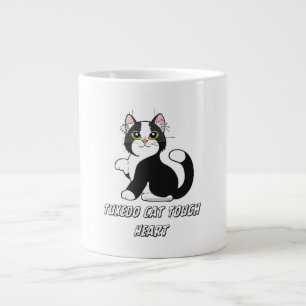 "Smoking-Katze Hartes Herz Süße Katze Tasse" Jumbo-Tasse