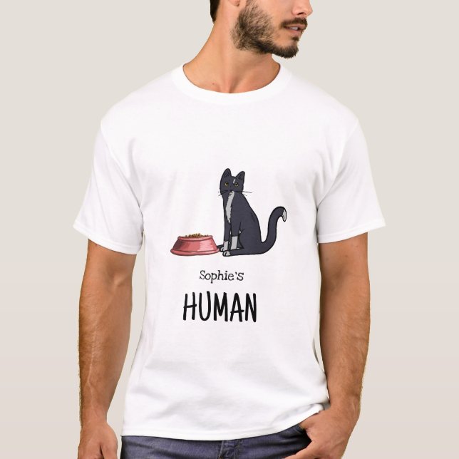 Smoking-Katze-Shirt T-Shirt (Vorderseite)