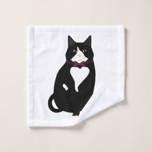 Smoking-Katze-Waschlappen Waschlappen