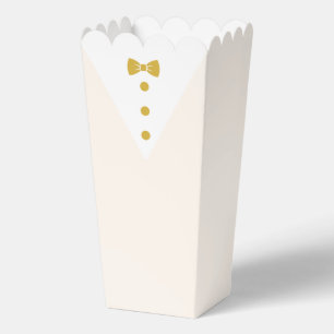 Smoking-Popcorn-Boxen mit schwarzer Fliege Geschenkschachtel