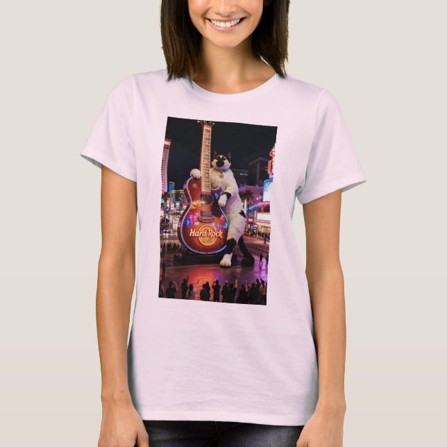 Smokingkatze T-Shirt (Vorderseite)
