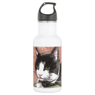 Smokings-Katze Edelstahlflasche