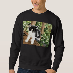 Smokings-Katze Sweatshirt