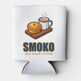 Smoko Stubby Holder, Pie und Cuppa Tradie-Geschenk Dosenkühler