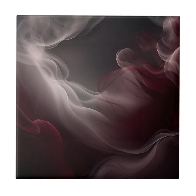 Smoky-Elegant-Marmor auf Dunkelgrau Fliese (Vorderseite)