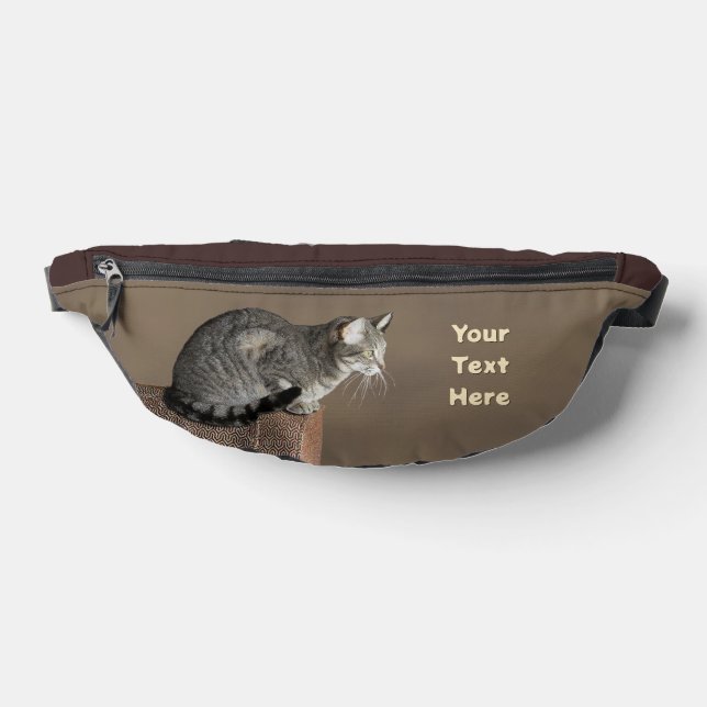 Smoky Gray Tabby Cat Bauchtasche (Ablage )