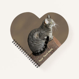 Smoky Gray Tabby Cat Notizbuch