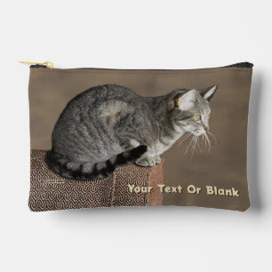 Smoky Gray Tabby Cat Zubehörtasche