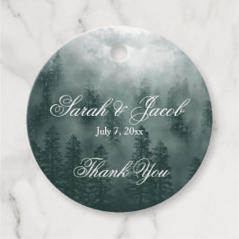 Smoky Mountain Gefallen Tag Geschenkanhänger