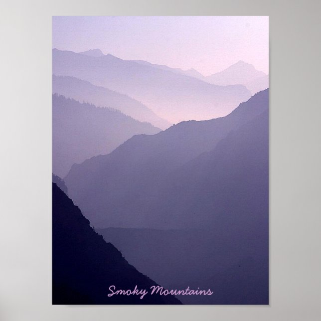 Smoky Mountain Haze Poster (Vorne)