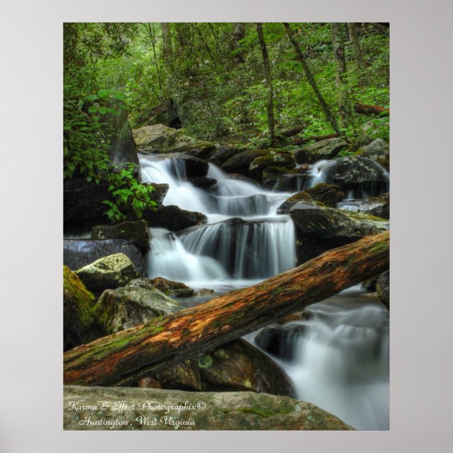 Smoky Mountain Stream Poster (Vorne)