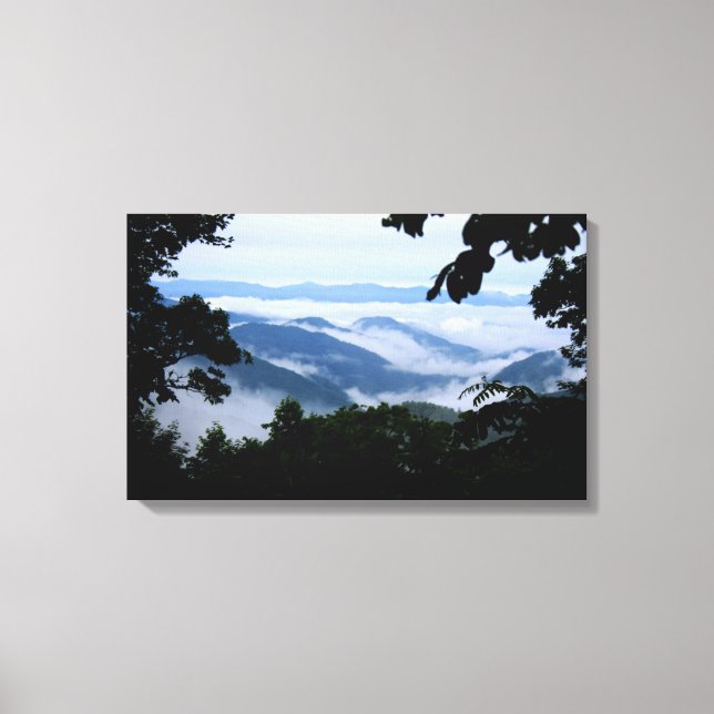 Smoky Mountains Canvas Print Leinwanddruck (Vorderseite)
