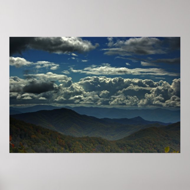 Smoky Mountains drucken Poster (Vorne)