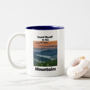 Smoky Mountains Fand Mich In Den Bergen  Zweifarbige Tasse