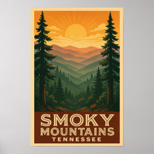 Smoky Mountains National Park Tennessee Poster