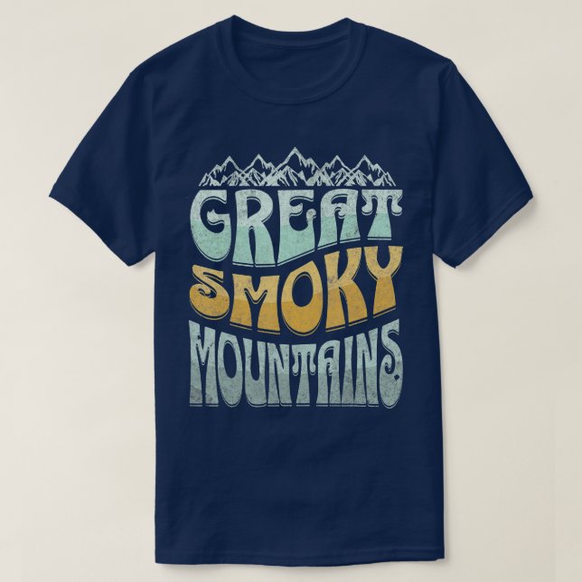 Smoky Mountains Nationalpark T-Shirt (Design vorne)