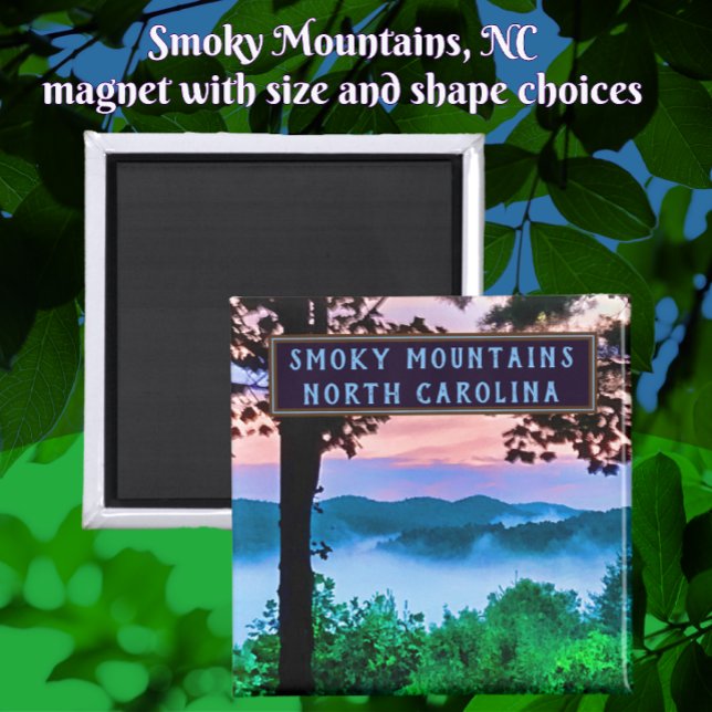 Smoky Mountains North Carolina Phantastische Sicht Magnet (Von Creator hochgeladen)