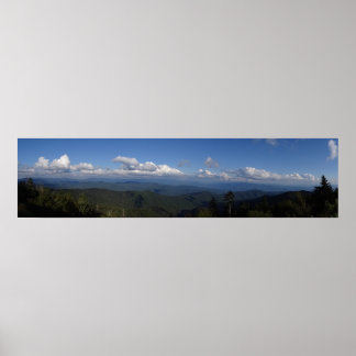 Smoky Mountains - Panoramaaussicht Poster