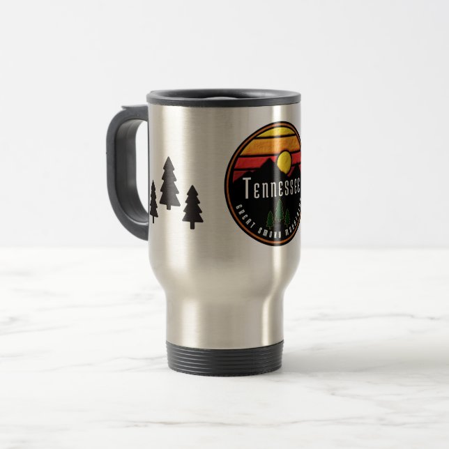 Smoky Mountains Tennessee Reisebecher (Vorderseite Links)
