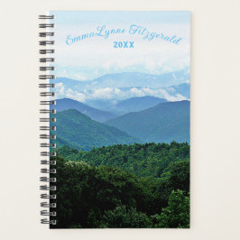 Smoky Mountains Thoreau Zitat Blue Green Custom Planer