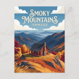 Smoky Mountains USA Postkarte