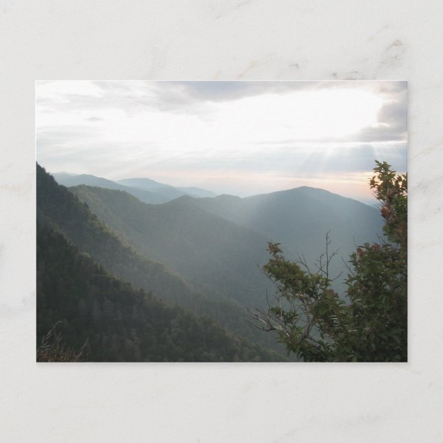 Smoky Moutains 001 Postkarte (Vorderseite)