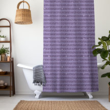 Smoky Plum Glitter Style Horizontal Stripes