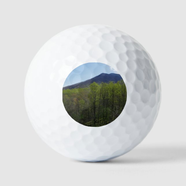 Smokygebirge in der Frühjahrslandschaft Golfball (Vorderseite)