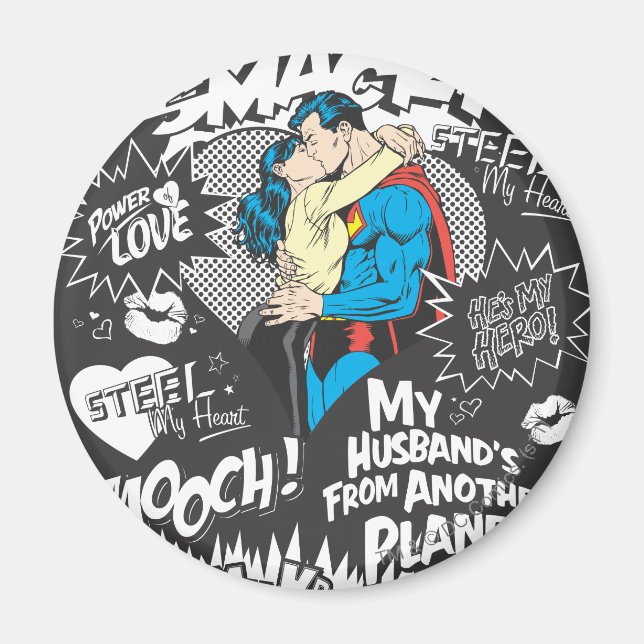 Smooch, Smack - Collage Magnet (Vorne)