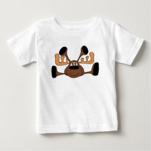 Smooshy die Fliegen-Elche Baby T-shirt