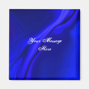Smooth Blue Design Magnet