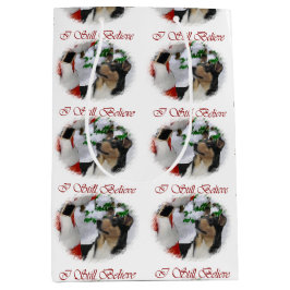 Smooth Collie Christmas Mittlere Geschenktüte