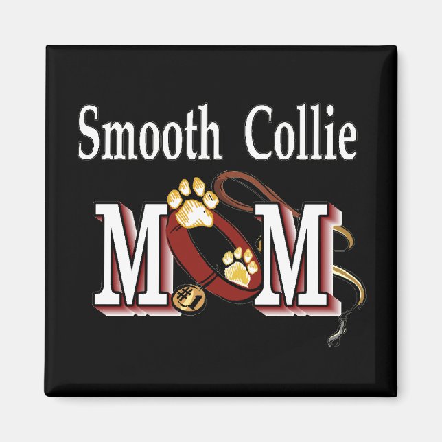 Smooth Collie Dog Mama Geschenke Magnet (Vorne)