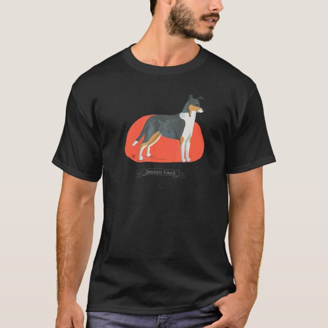 Smooth Collie Dog T-Shirt (Vorderseite)