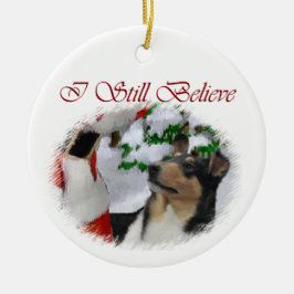 Smooth Collie Weihnachtsgeschenke Ornament